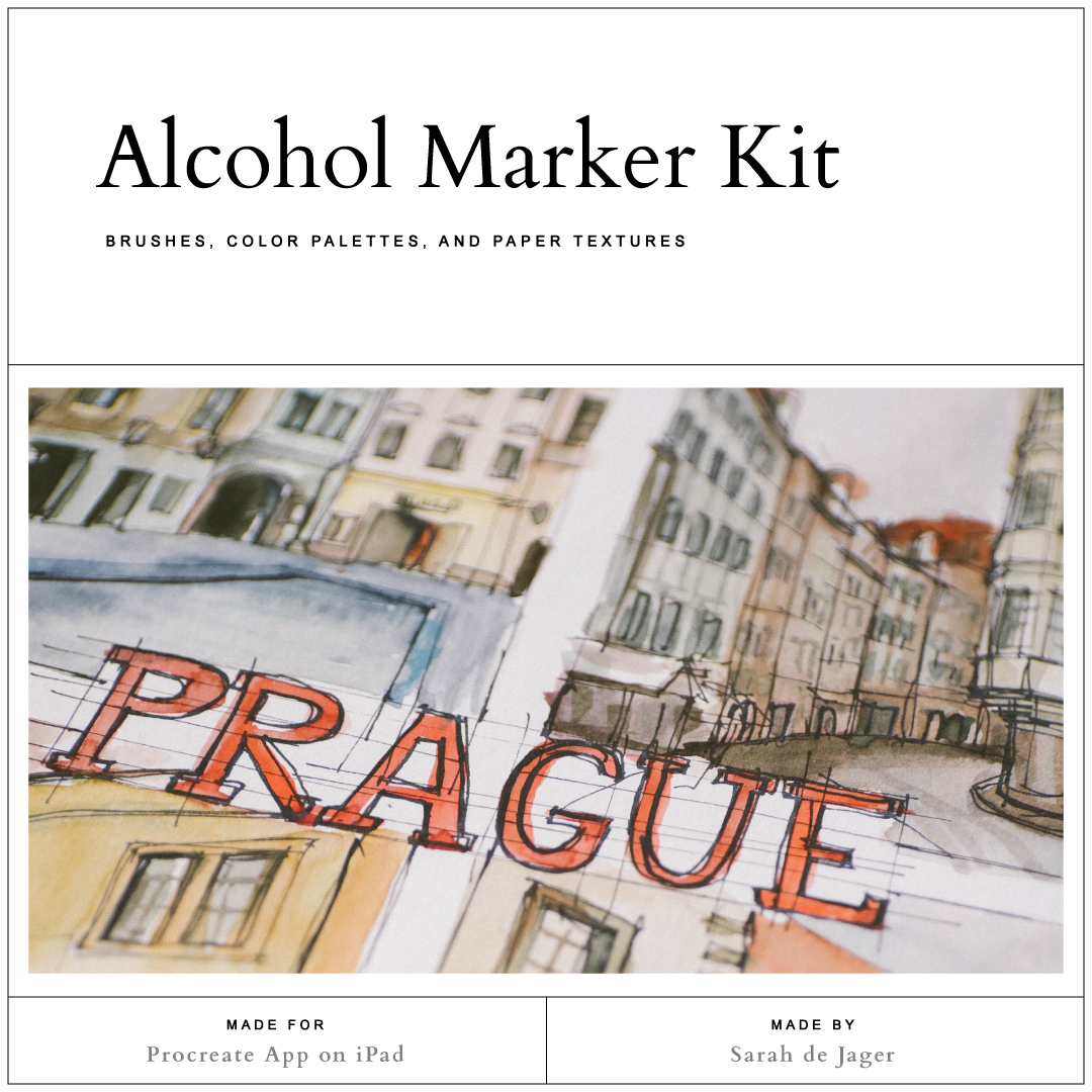 Alcohol Marker Kit – For iPads – Sarah de Jager