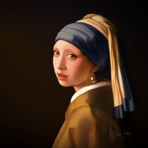 Girl with the Pearl Earring - by Sarah Lindsay